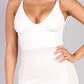 Ivory Showstopper Crossover Strap Dress